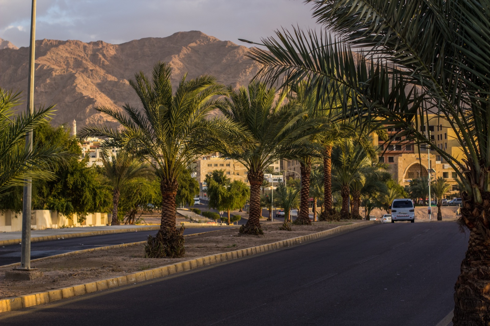 Aqaba coastline from the Red Sea